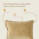 Pleafs® Cushion Plush 45x60cm Crewel Tan