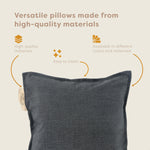 Pleafs® Cushion Outdoor 45x45cm Carbon