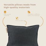 Pleafs® Cushion Outdoor 45x60cm Carbon