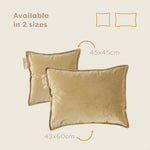 Pleafs® Cushion Plush 45x60cm Crewel Tan