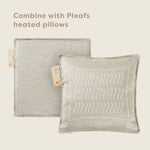 Pleafs® Heated Seat Cushion Boho 40x40cm Dark Vanilla