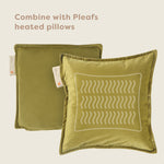 Pleafs® Heated Seat Cushion Plush 40x40cm Barley Corn