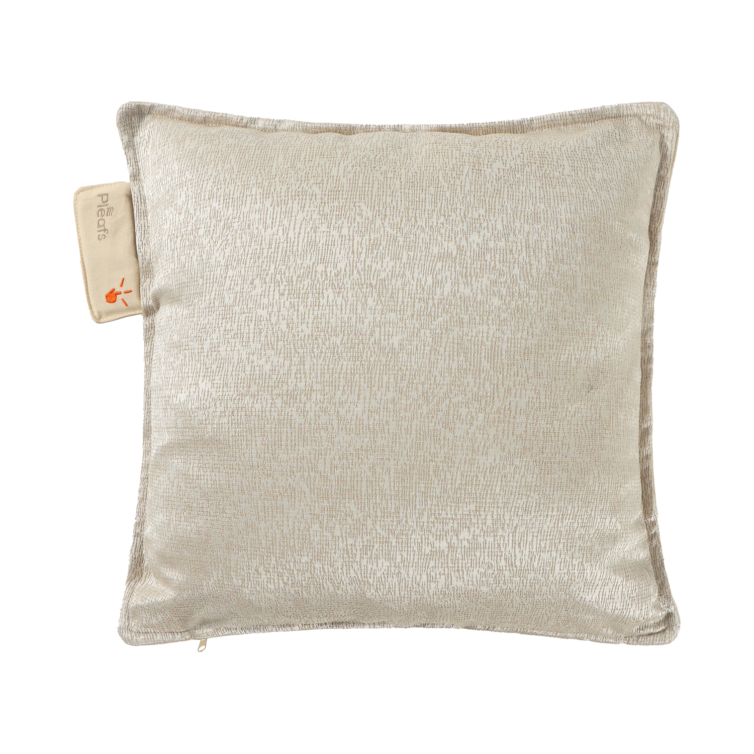 Pleafs® Heated Cushion Boho 45x45cm Dark Vanilla