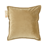 Pleafs® Heated Cushion Plush 45x45cm Crewel Tan