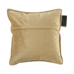 Pleafs® Heated Cushion Plush 45x45cm Crewel Tan