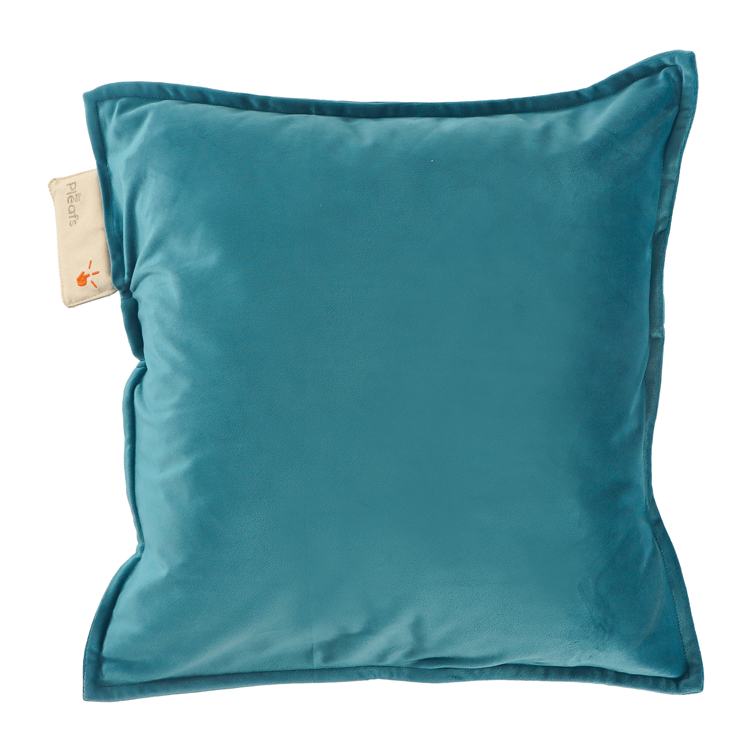 Pleafs® Heated Cushion Plush 45x45cm Wedgewood