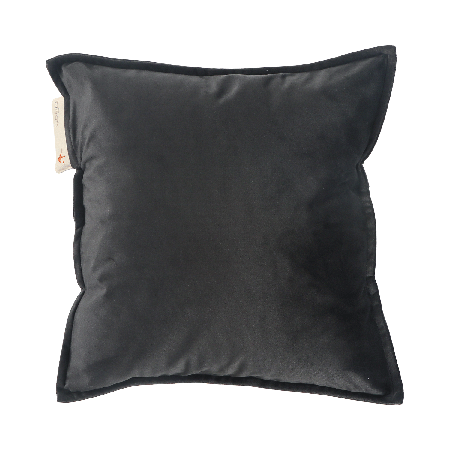 Pleafs® Heated Cushion Plush 45x45cm Onyx