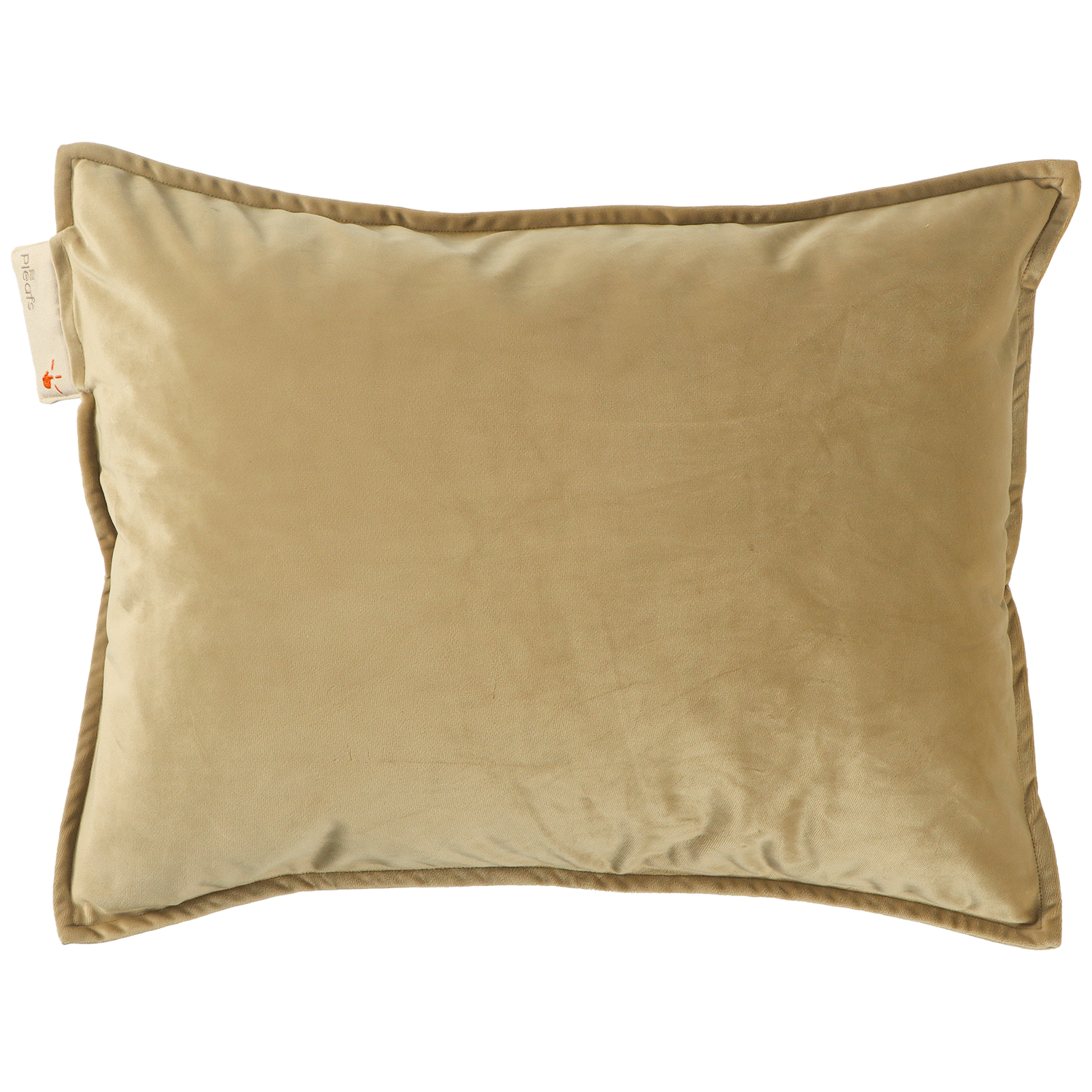 Pleafs® Heated Cushion Plush 45x60cm Crewel Tan