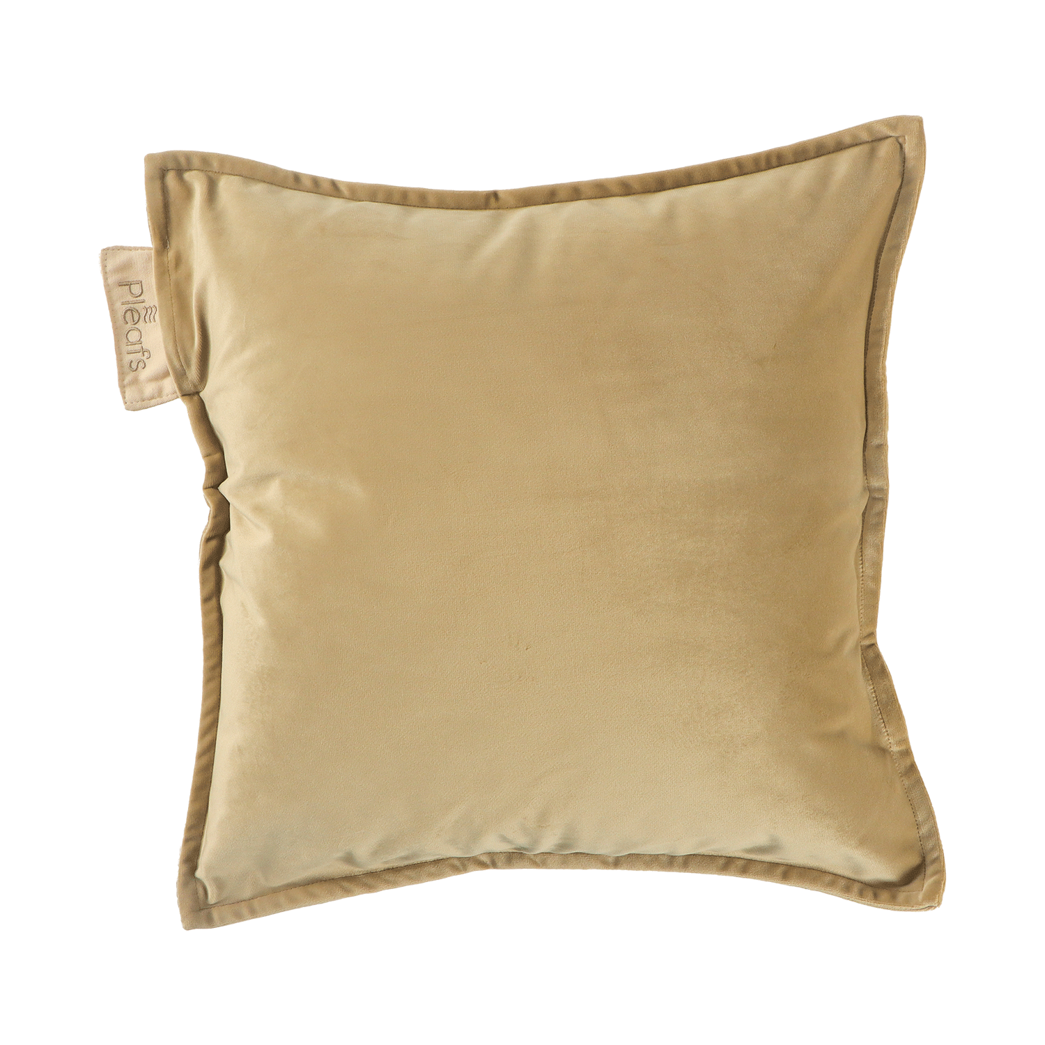 Pleafs® Cushion Plush 45x45cm Crewel Tan